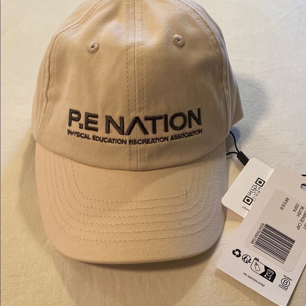 P.E Nation Cream Baseball Cap